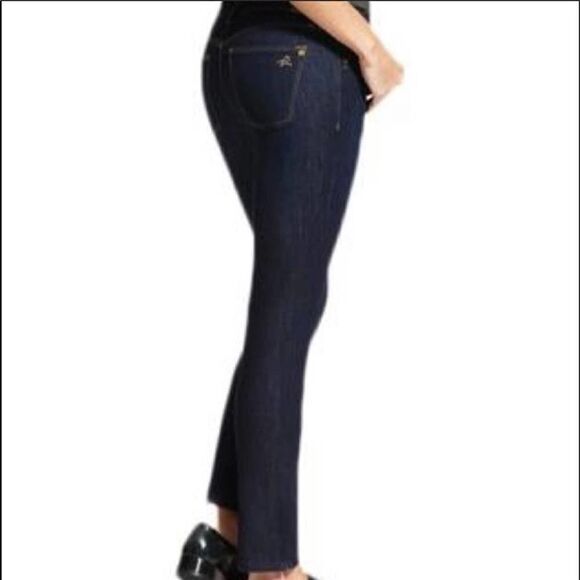 DL1961 Angel Mid-rise Skinny Ankle in Mariner - Picture 4 of 11